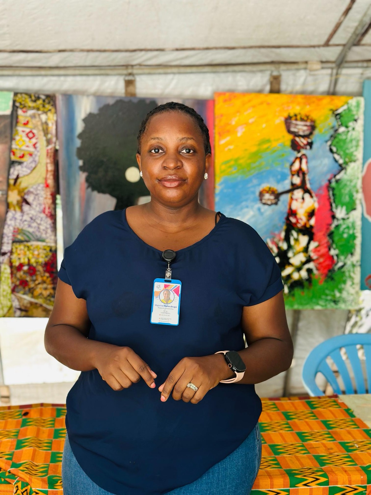 Majorine Nansubuga, founder of Maanyi Foundation